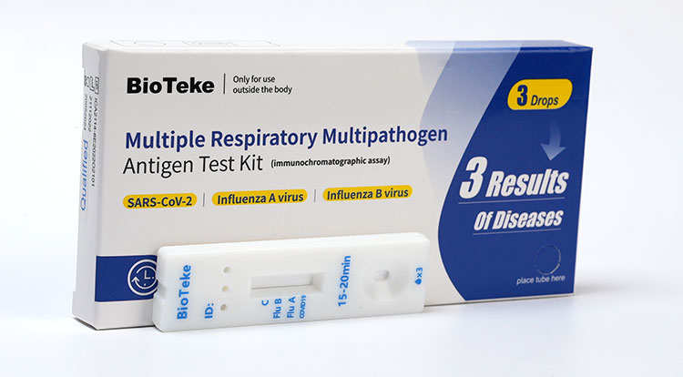 covid influensa AB -test