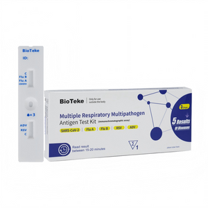 5-i-1 flera respiratoriska multipatogenantigen testpaket (självtest)