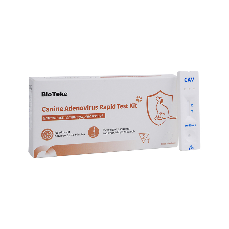 Canine Adenovirus (CAV) Rapid Test Kit (Immunochromatographic Analys) ICA2301-5