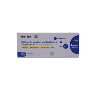 Bioteke 4 i 1 covid-19, influensa A+B, RSV-antigen snabb testpaket