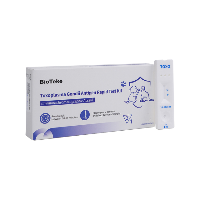 Toxoplasma Gondii (Toxo) Antigen Rapid Test Kit (Immunochromatographic Analys) ICA2301-15
