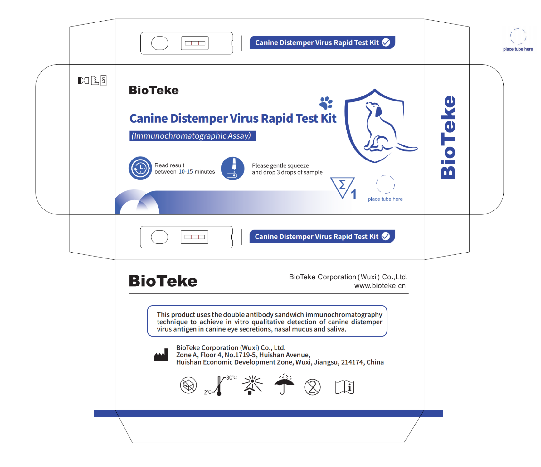 CDV -testpackning 
