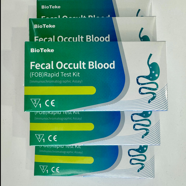 Fekalt ockult blod (FOB) Rapid Test Kit (Immunochromatographic Assay)