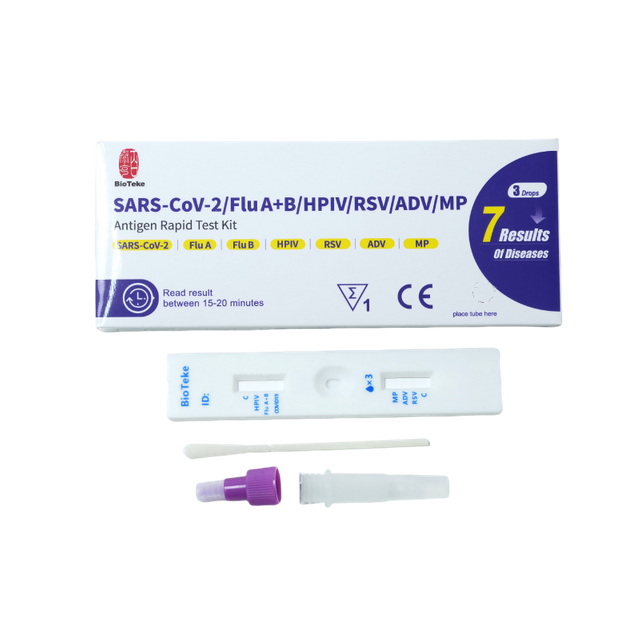 7 I 1 SARS-CoV-2/influensa A+B/HPIV/RSV/ADV/MP Antigen Rapid Test Kit