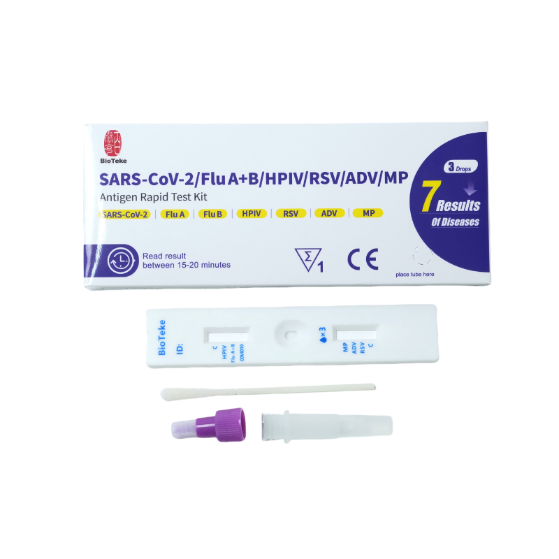7 I 1 SARS-CoV-2/influensa A+B/HPIV/RSV/ADV/MP Antigen Rapid Test Kit