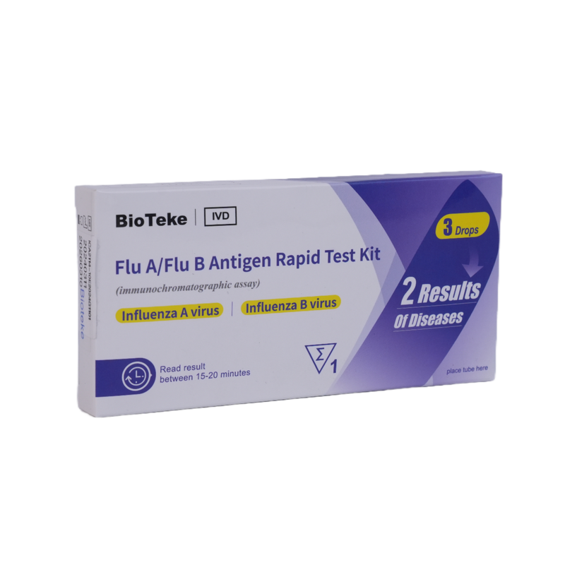 Influensa A / influensa B -antigen snabb testpaket 