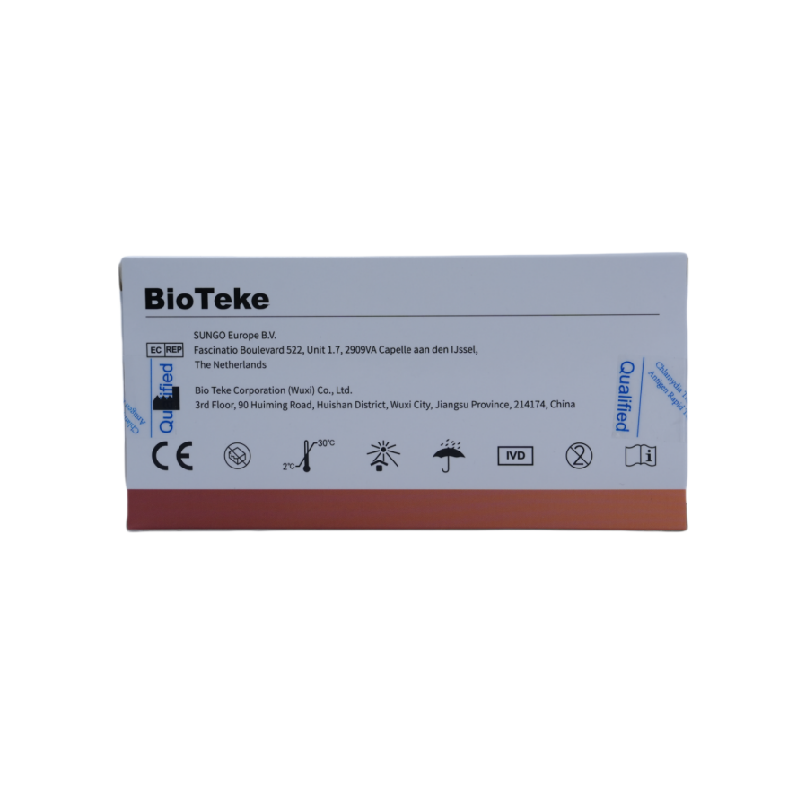 Bioteke Chalamydia trachomatis Rapid Antigen Test Kit At Home STI Diagnostic Testing Cassette