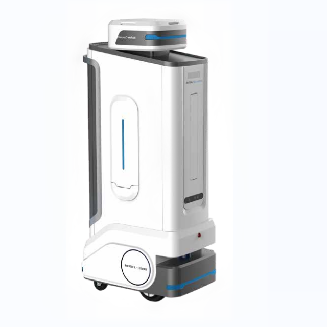 Desinfektionsrobot med pekskärm