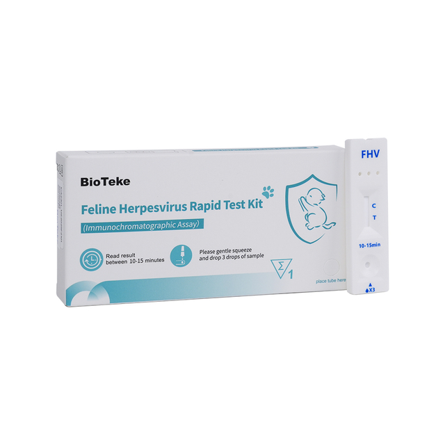Feline Herpesvirus (FHV) Rapid Test Kit (Immunochromatographic Assay) ICA2301-14