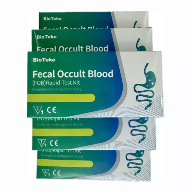 Fekalt ockult blod (FOB) Rapid Test Kit (Immunochromatographic Assay)