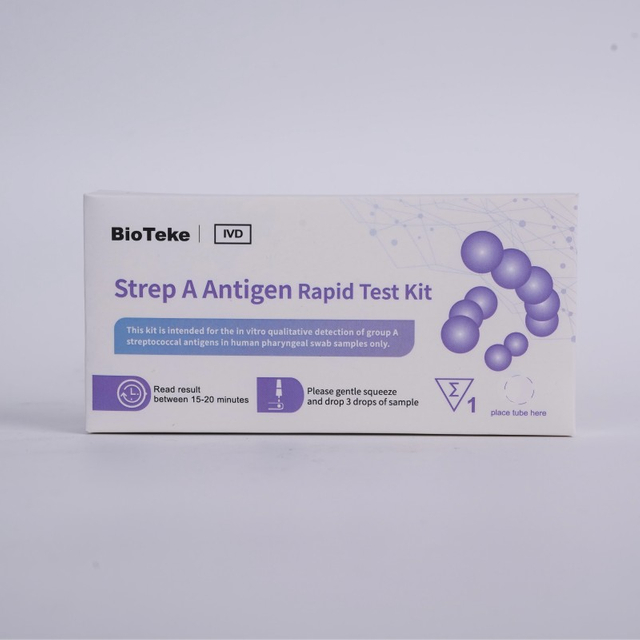 Strep ett antigen snabbt testpaket